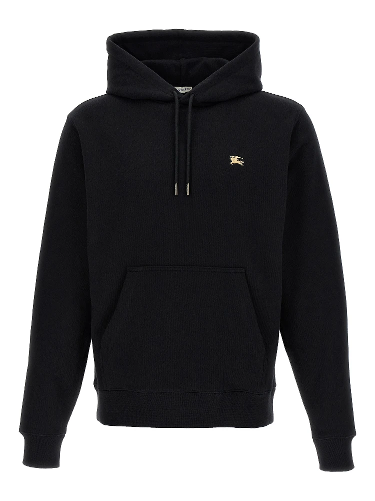 Black Cotton Sweatshirt