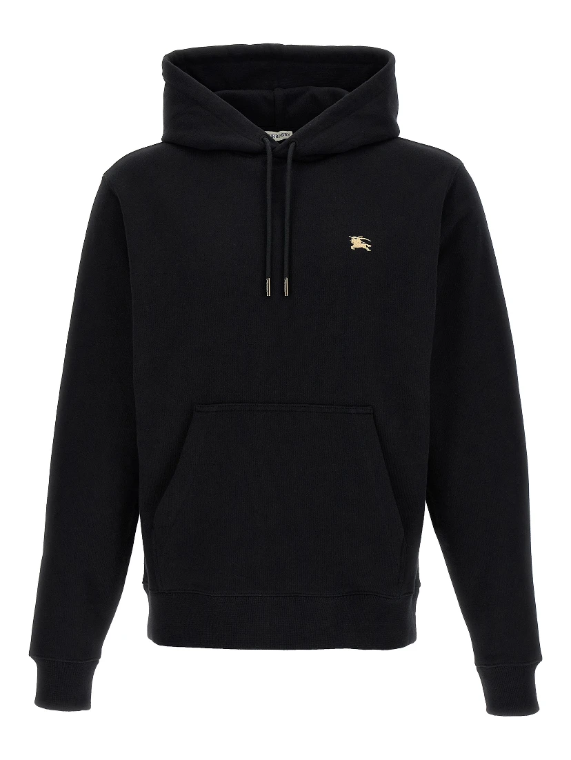 Black Cotton Sweatshirt