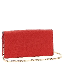 Multicolor Calfskin Clutch Bag