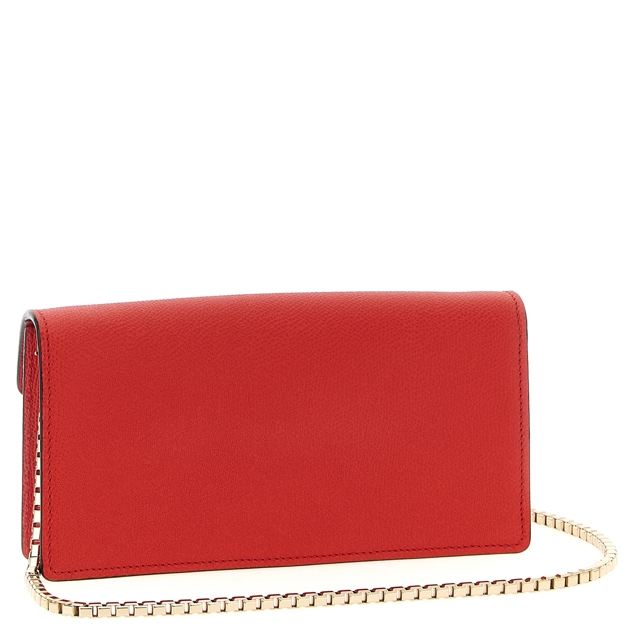 Multicolor Calfskin Clutch Bag