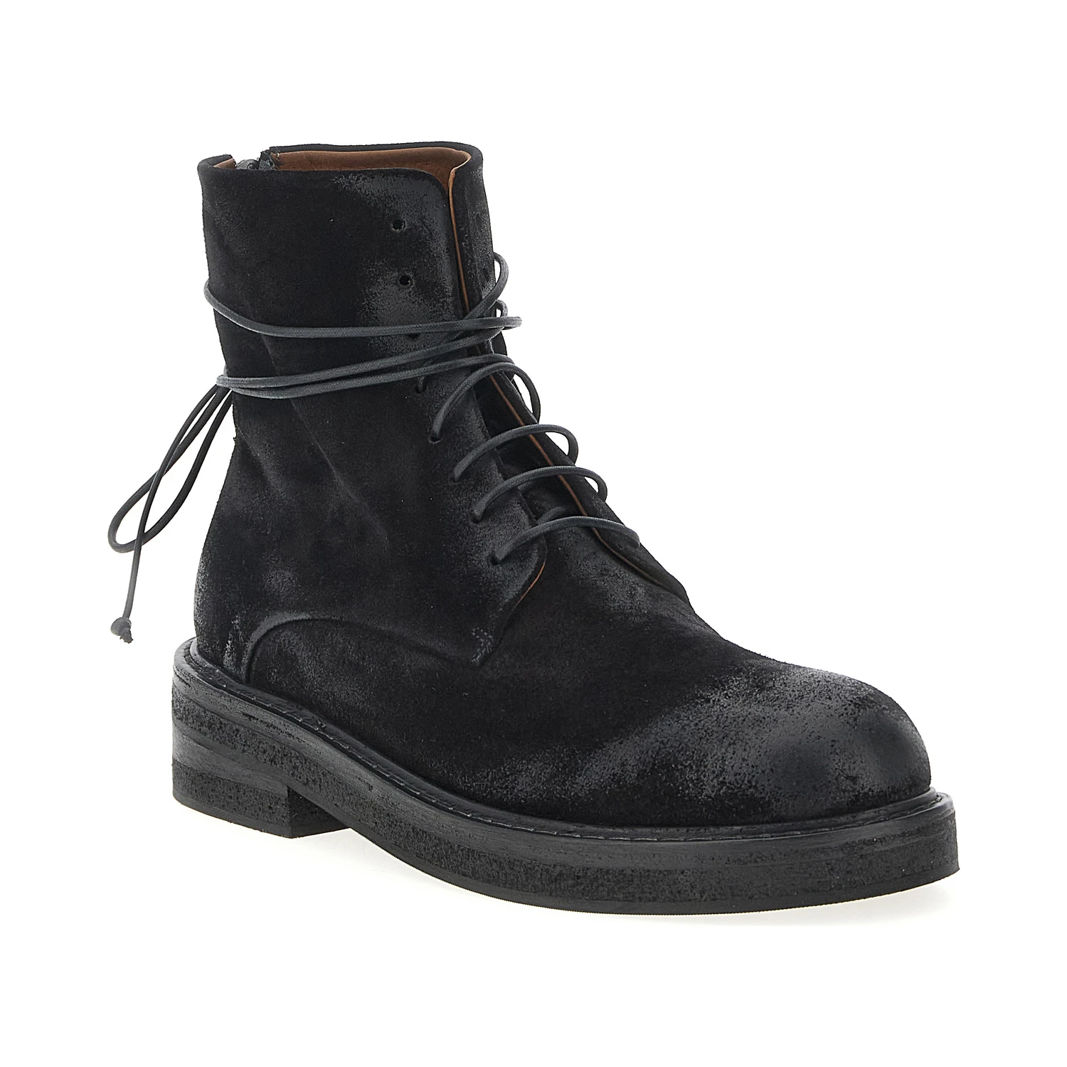 Black Cotton Chelsea Boots