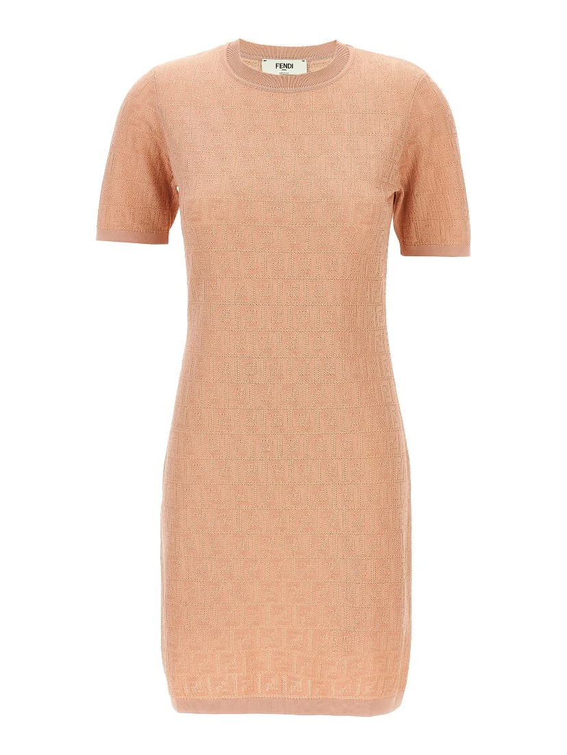 Multicolor Cotton Short Dress