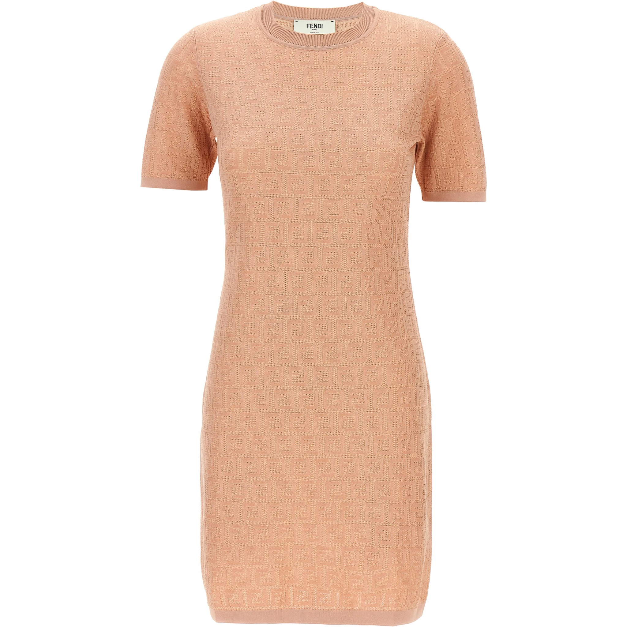 Multicolor Cotton Short Dress