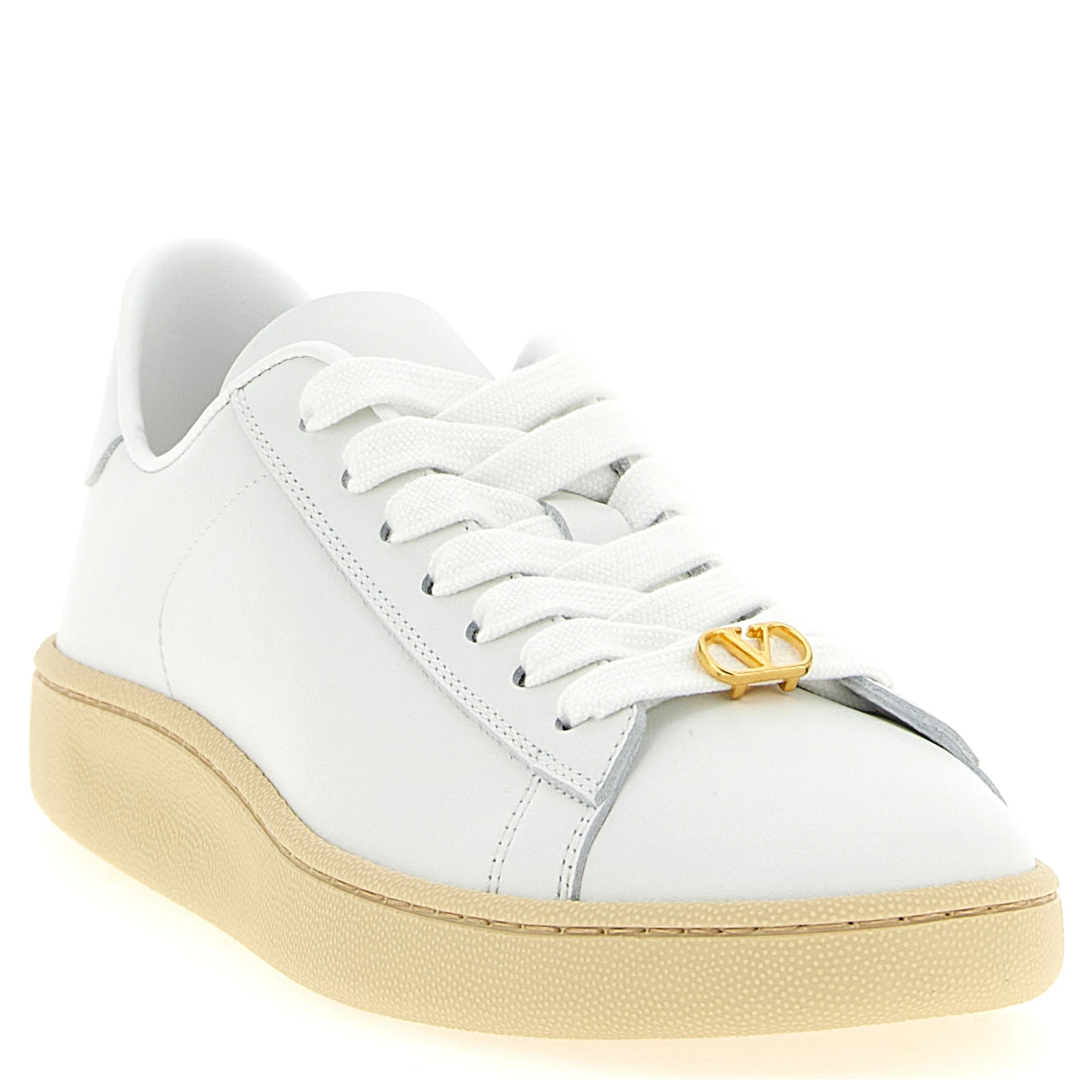 White Calfskin Sneakers