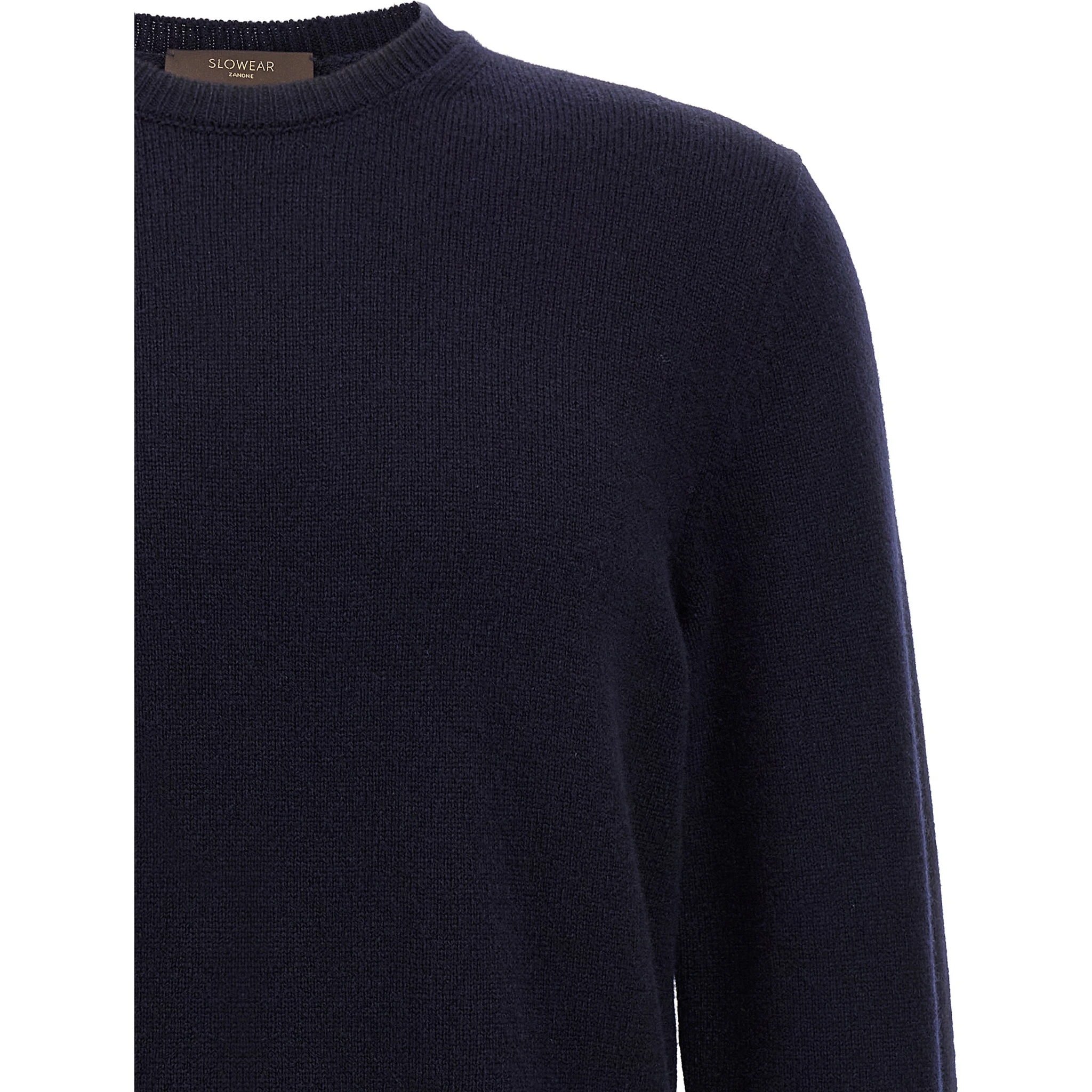 Blue Virgin Wool Cardigan