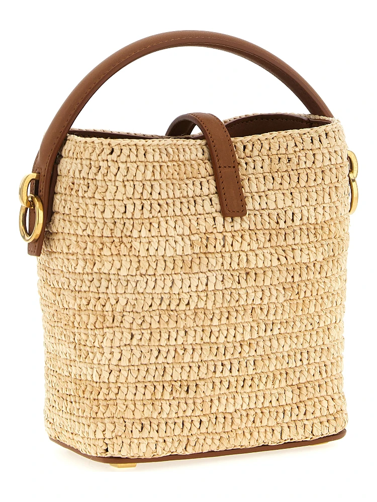 Beige Raffia Crossbody Bag alternative