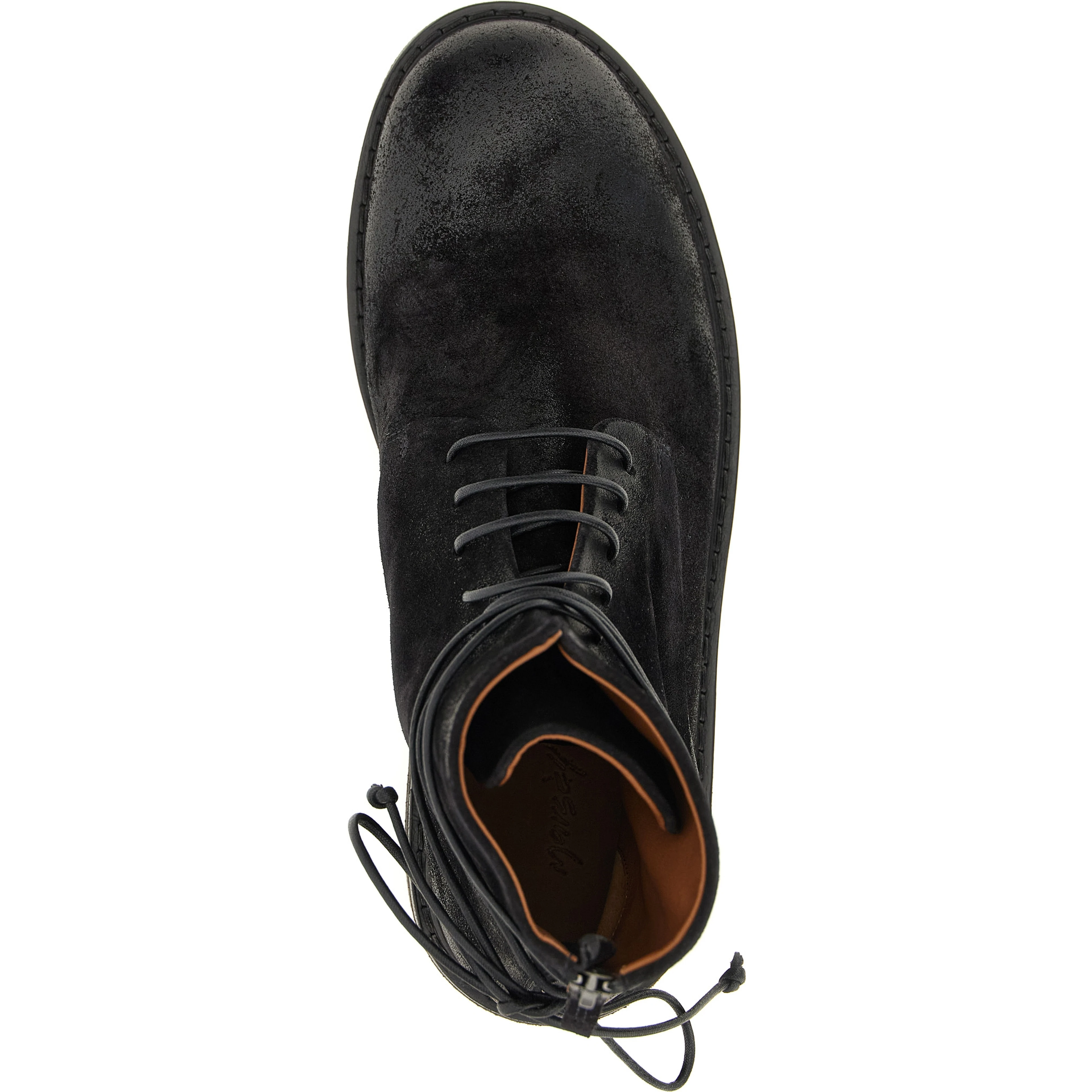 Black Cotton Chelsea Boots