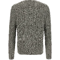 Gray Cotton Cardigan