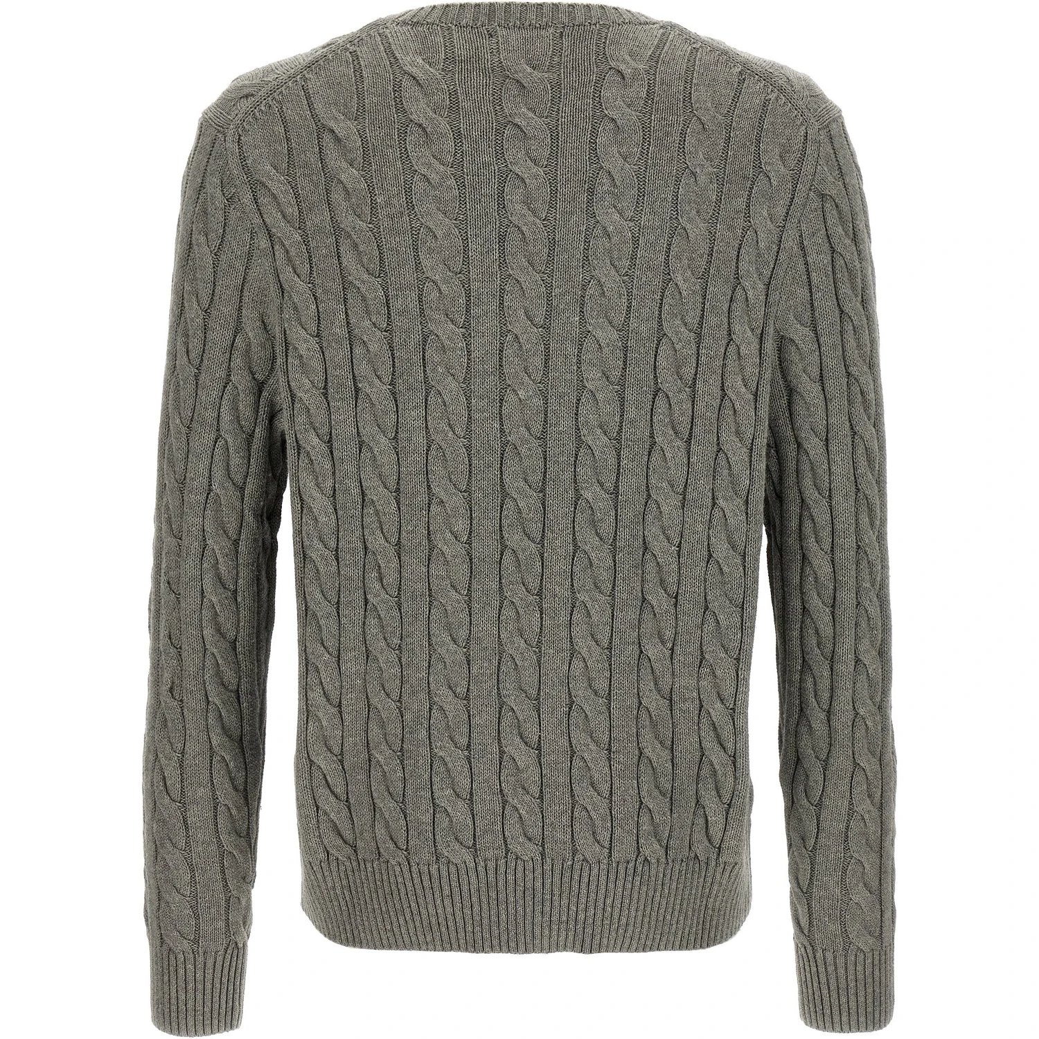Gray Cotton Cardigan