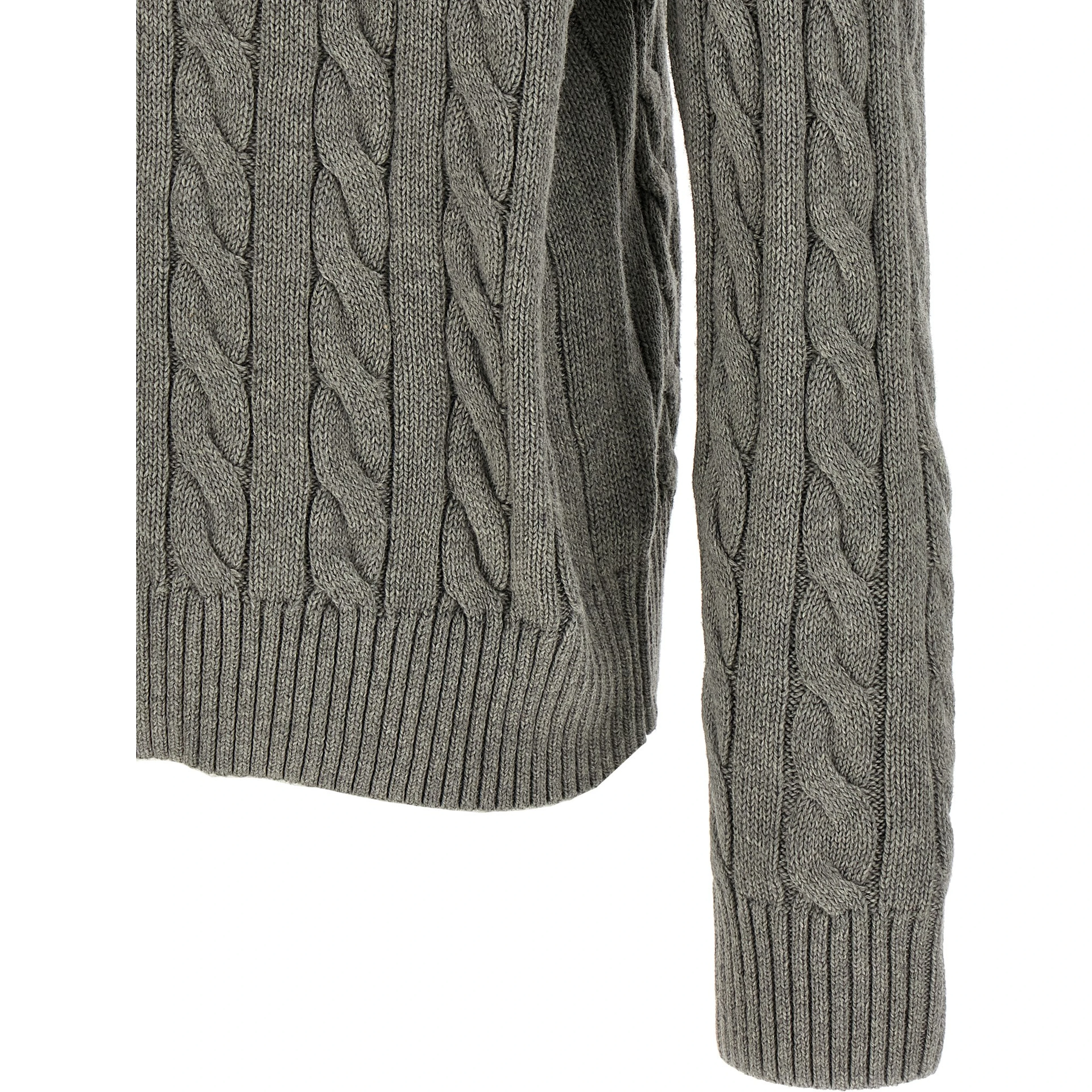 Gray Cotton Cardigan