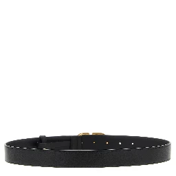 Black Calfskin Regular Belt
