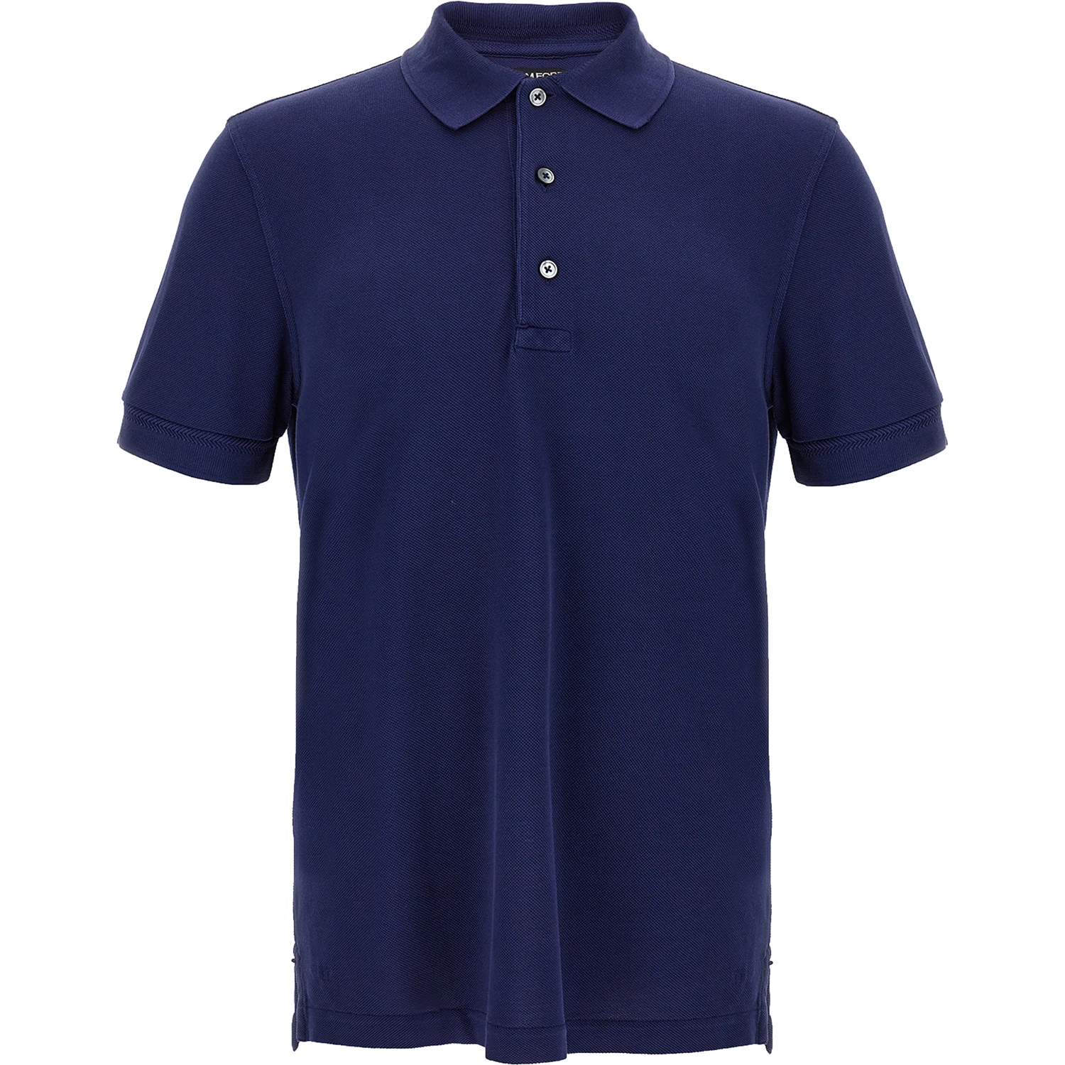 Blue Lyocell Polo Shirt