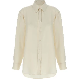 White Silk Blouse