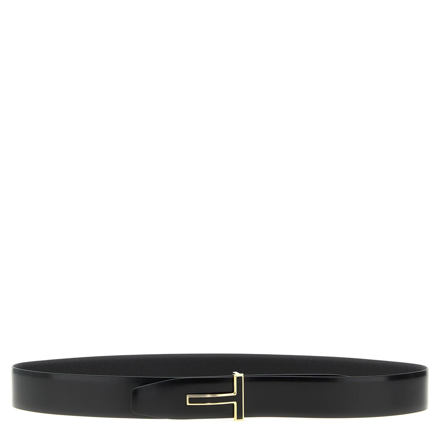 Black Calfskin Regular Belt