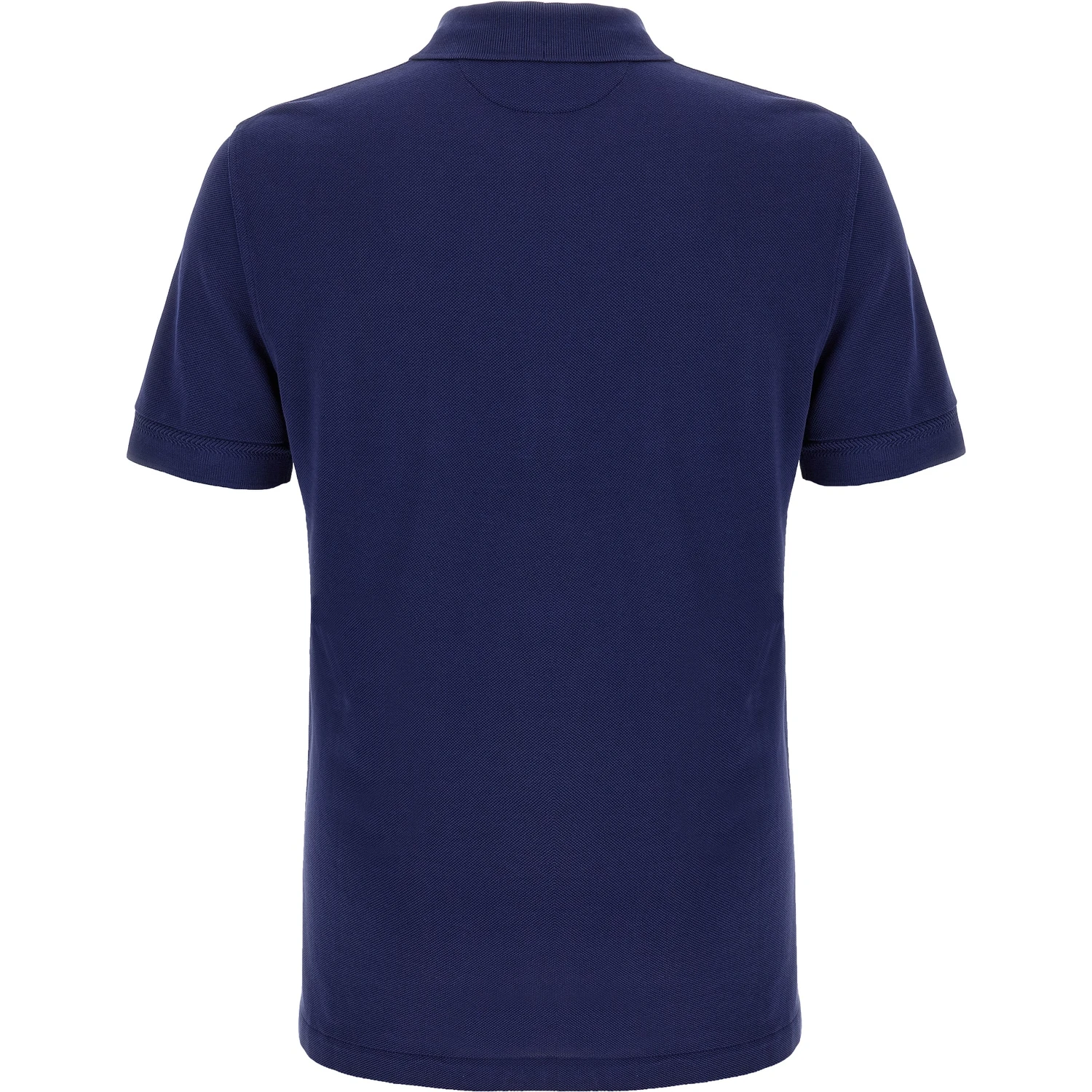 Blue Lyocell Polo Shirt