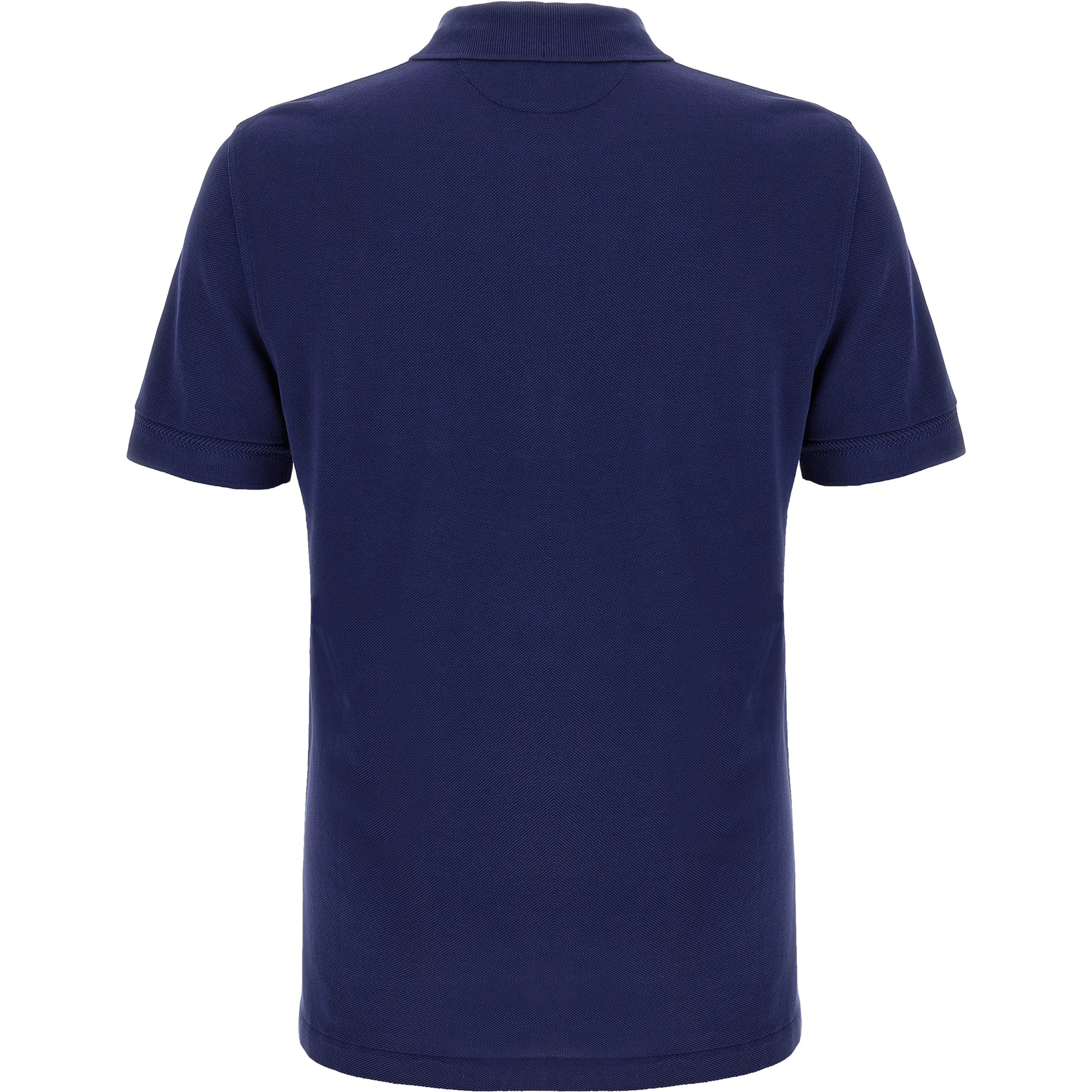 Blue Lyocell Polo Shirt