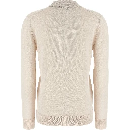 Beige Cashmere Polo Shirt