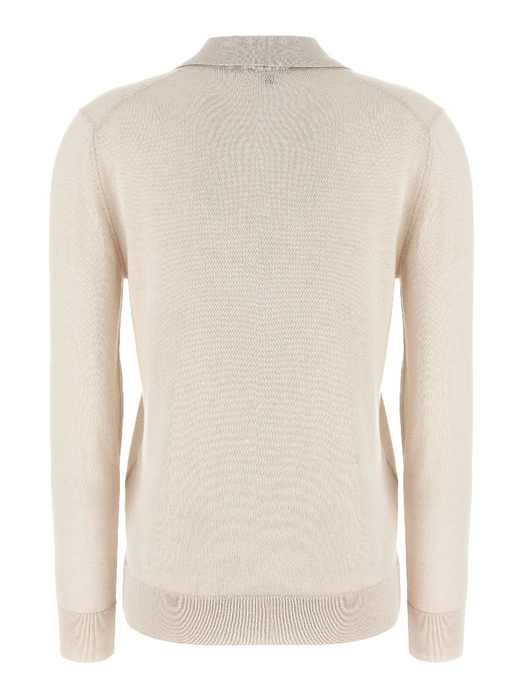 Beige Cashmere Polo Shirt alternative