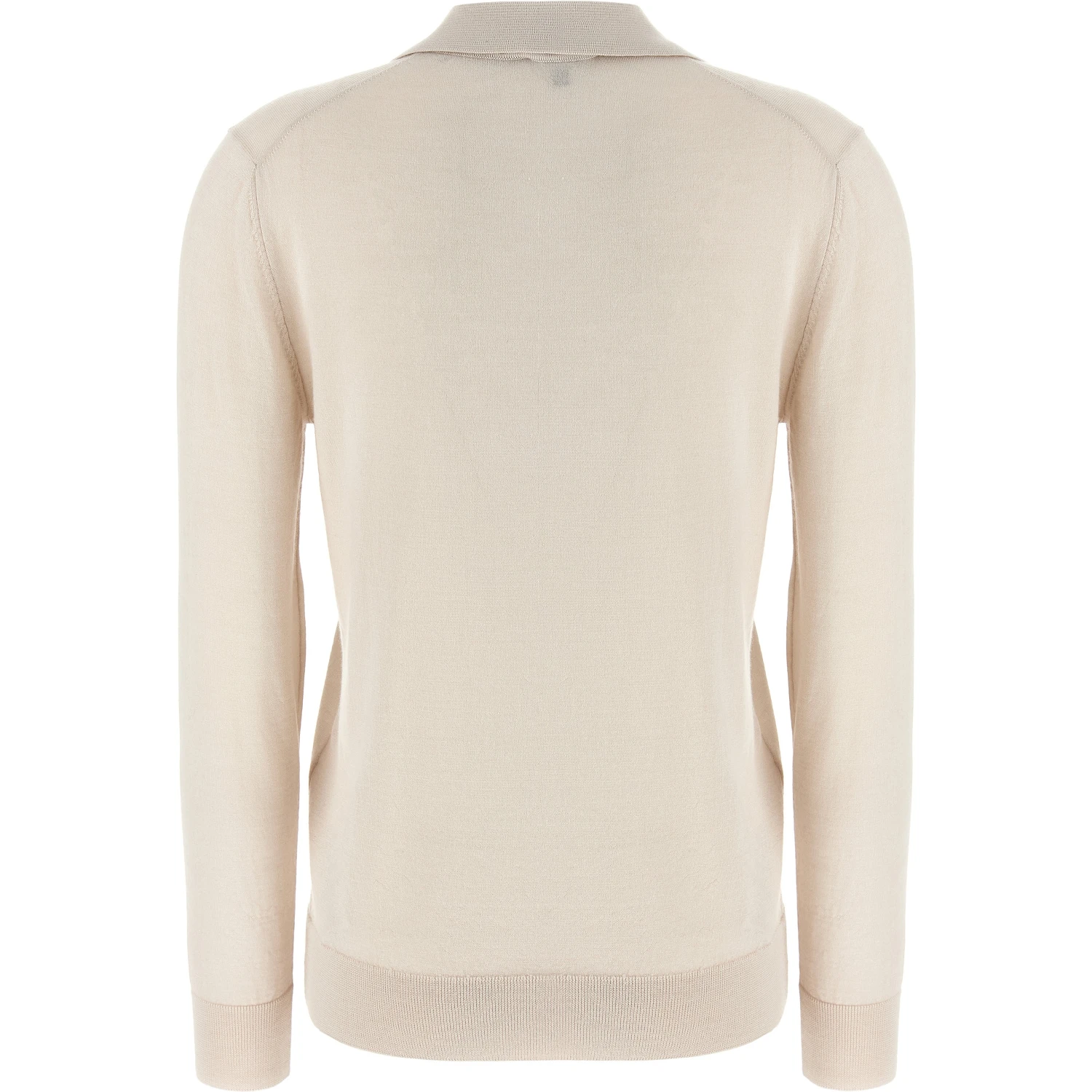 Beige Cashmere Polo Shirt