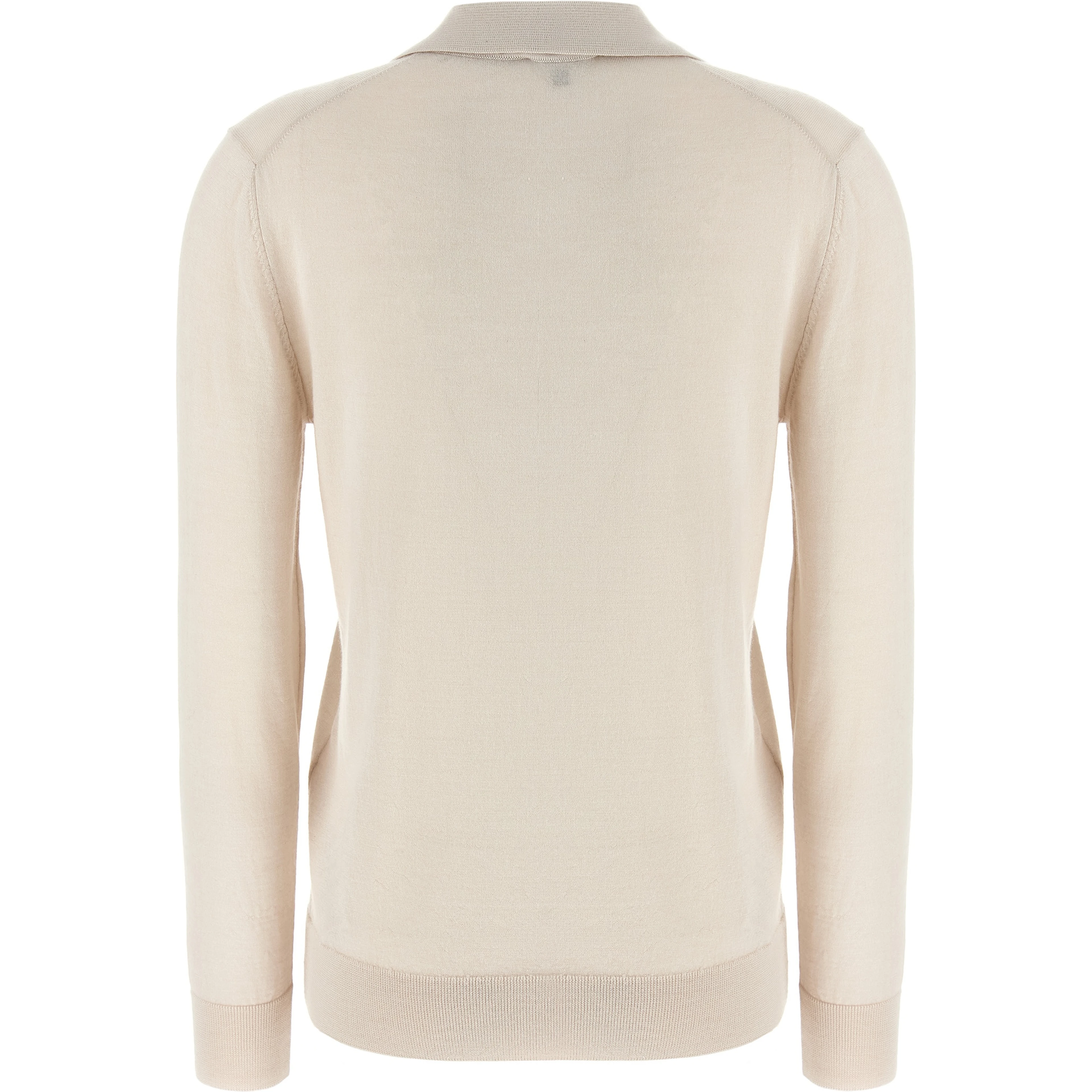Beige Cashmere Polo Shirt