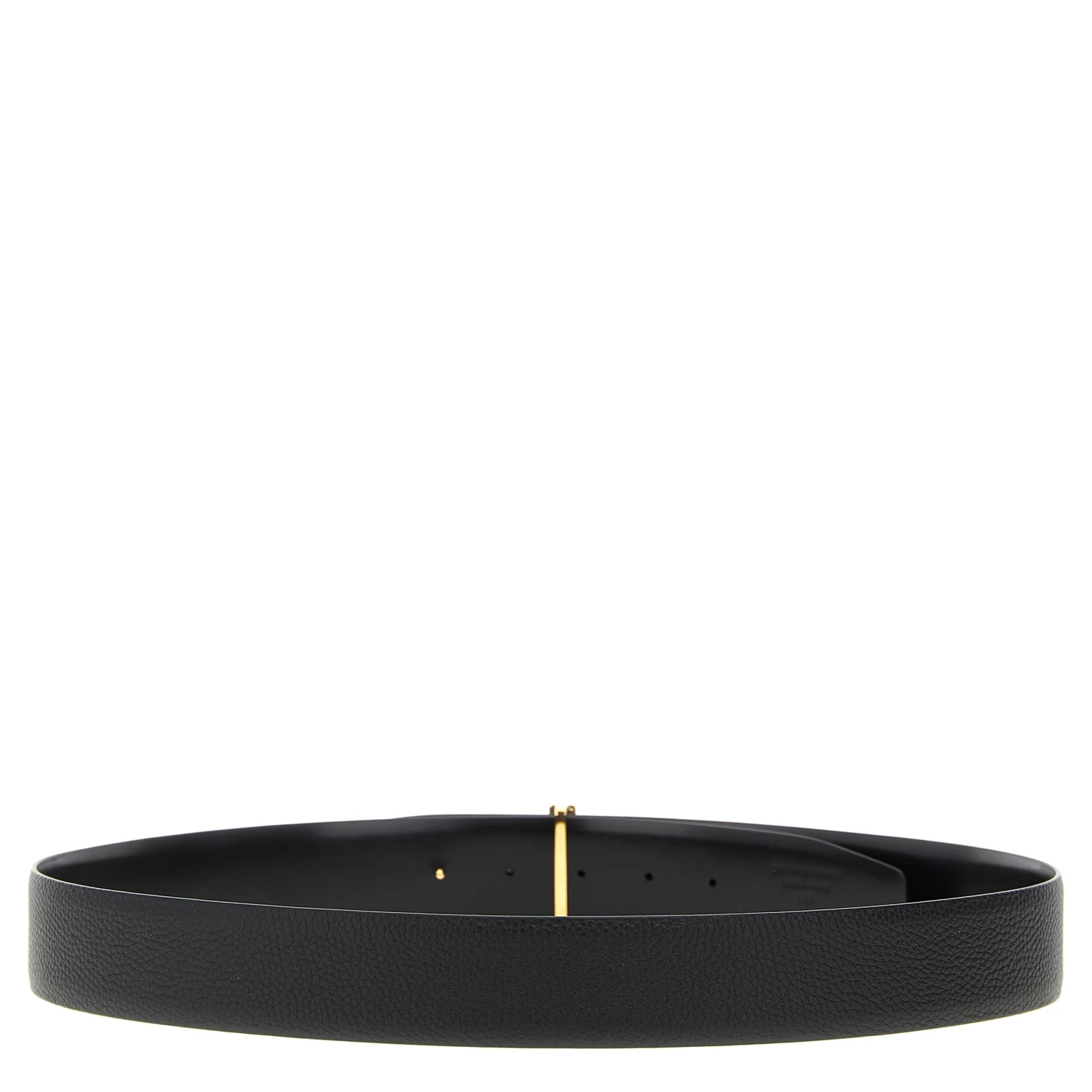 Black Calfskin Regular Belt