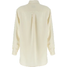 White Silk Blouse