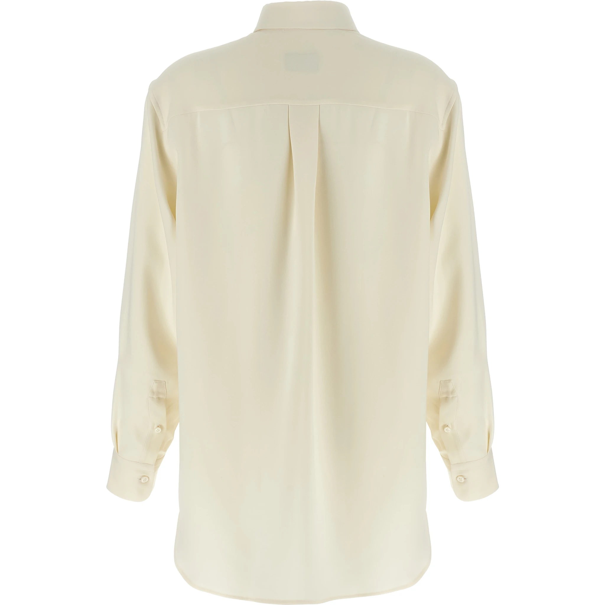 White Silk Blouse