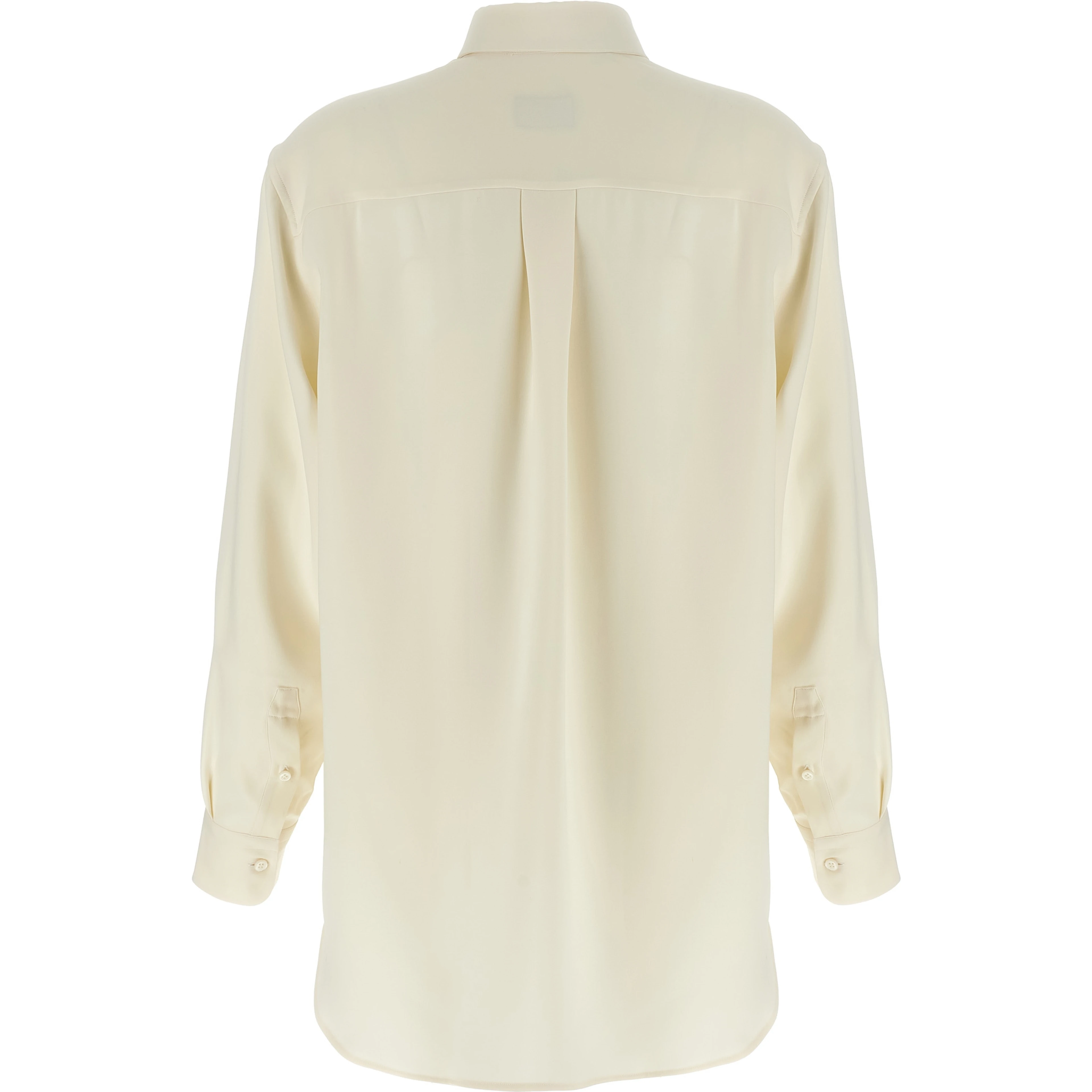 White Silk Blouse