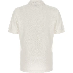 White Lyocell Polo Shirt