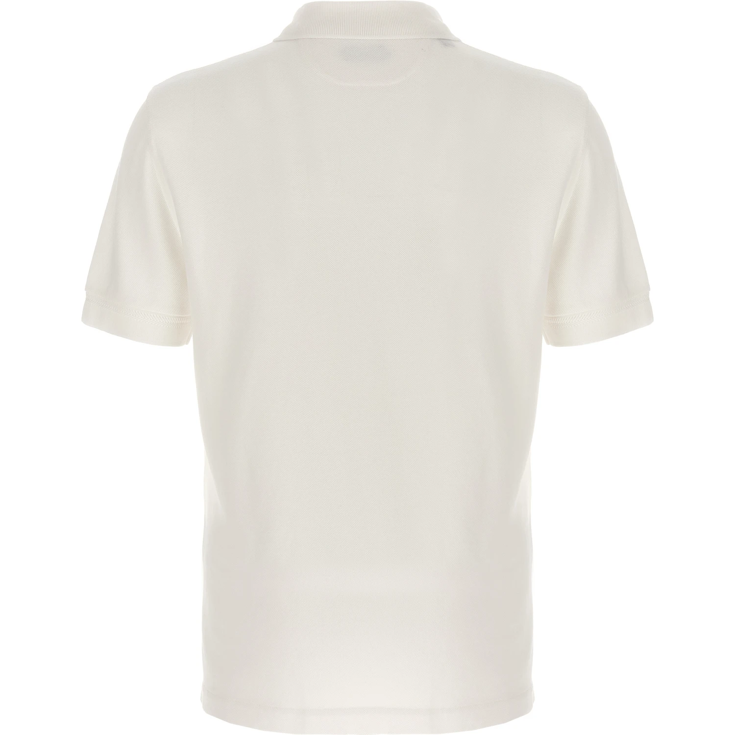 White Lyocell Polo Shirt