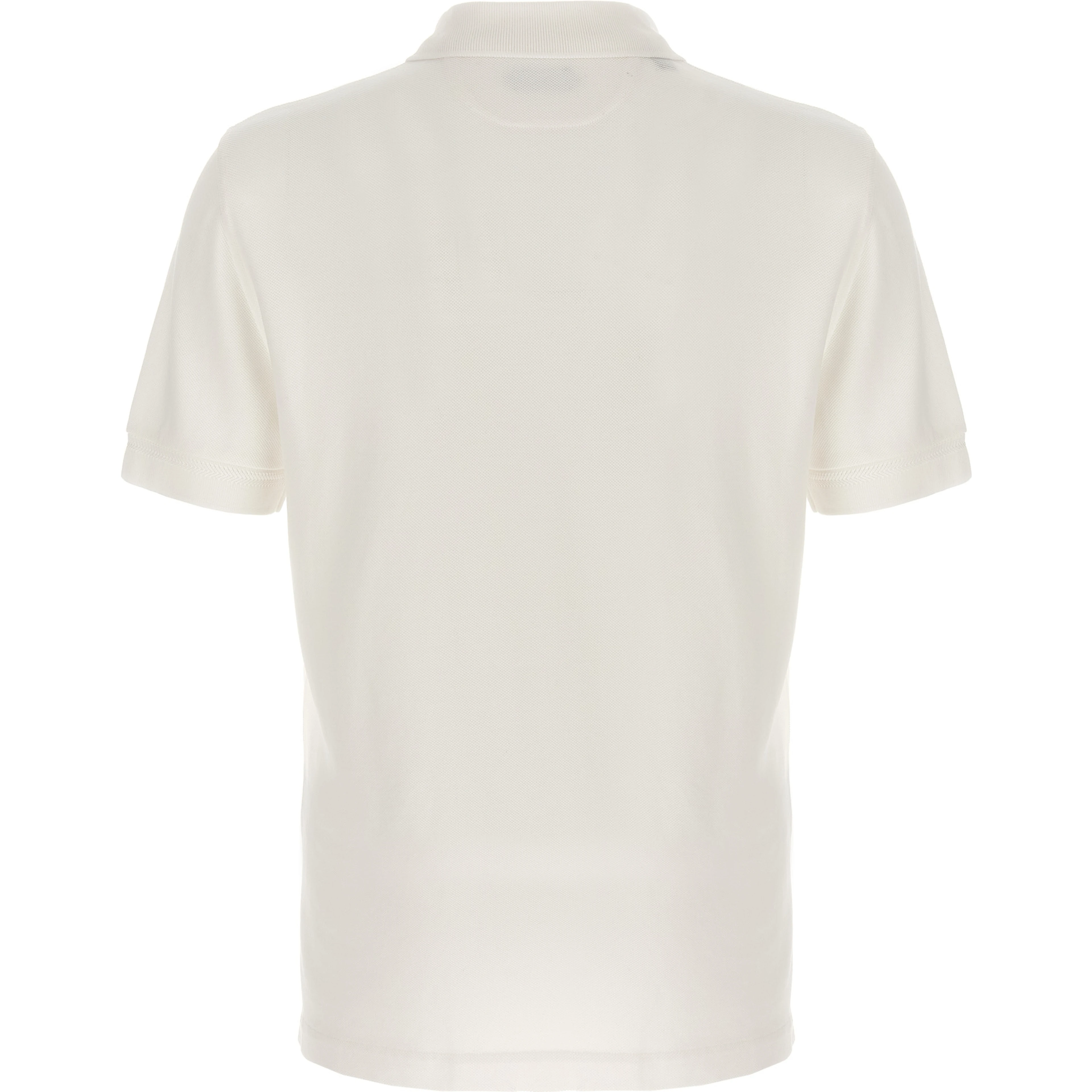 White Lyocell Polo Shirt