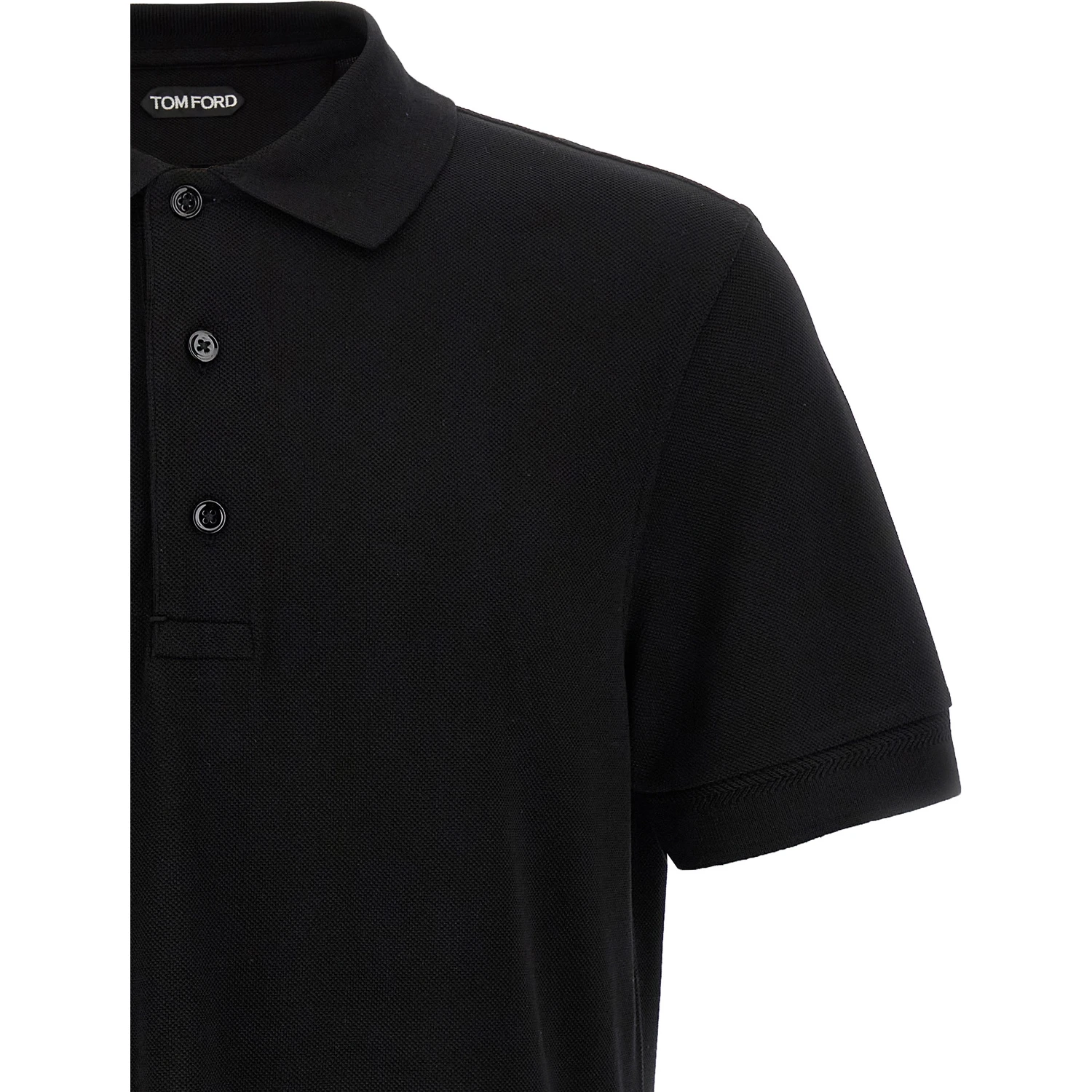 Black Lyocell Polo Shirt