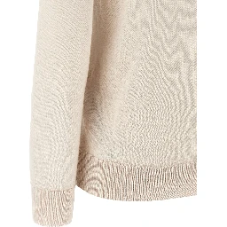 Beige Cashmere Polo Shirt