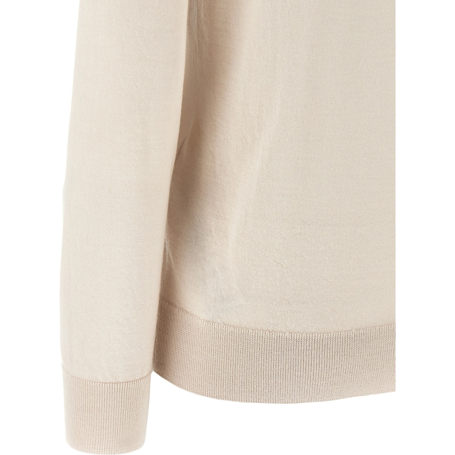 Beige Cashmere Polo Shirt