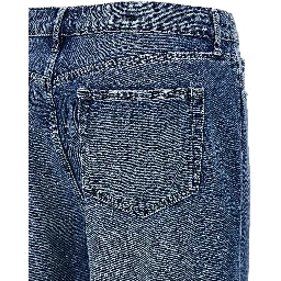 جينز قطني أزرق
