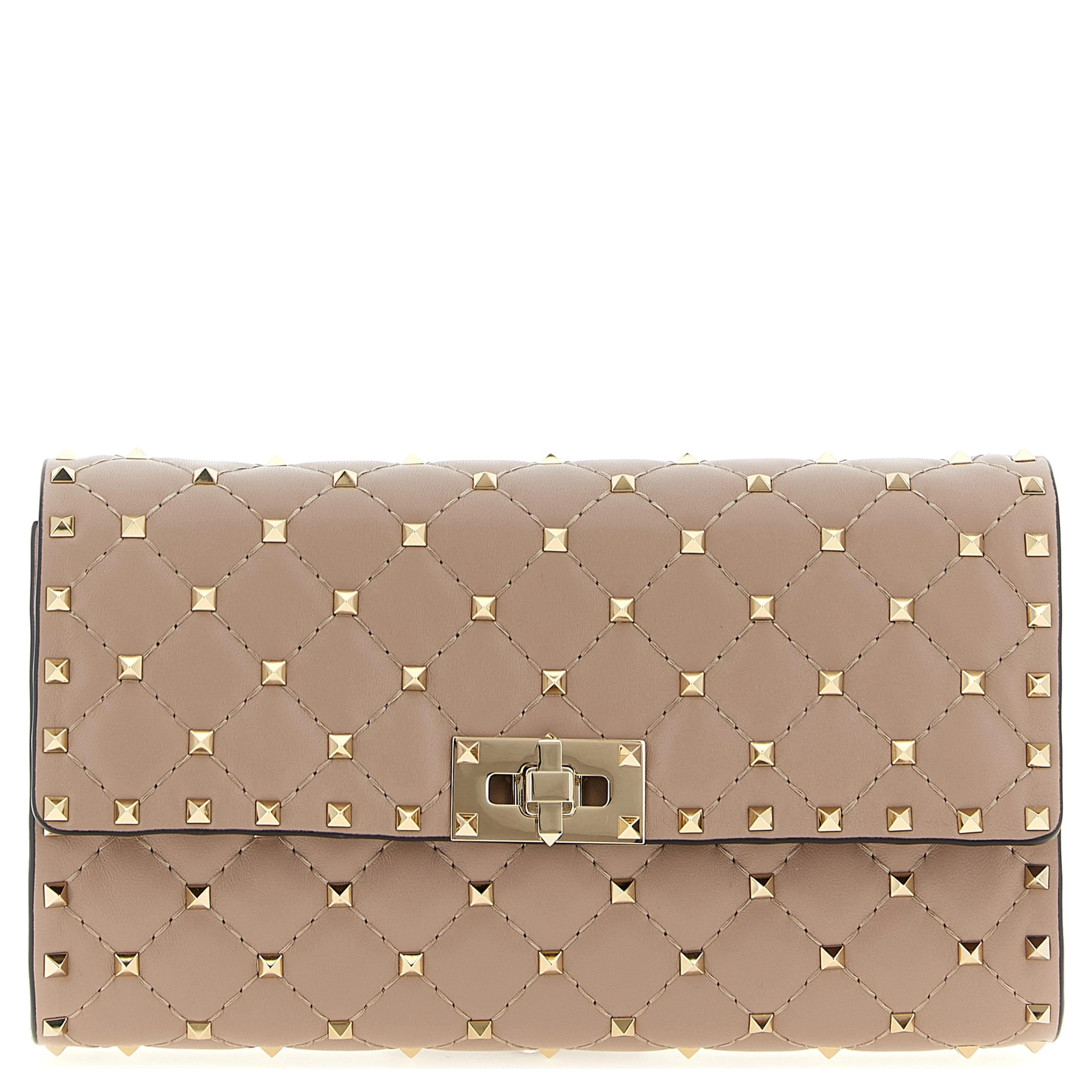 Multicolor Lamb Leather Shoulder Bag