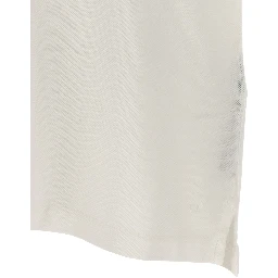White Lyocell Polo Shirt