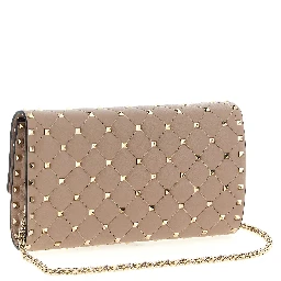 Multicolor Lamb Leather Shoulder Bag