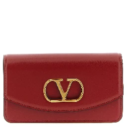 Multicolor Calfskin Clutch Bag