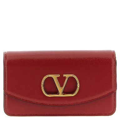 Multicolor Calfskin Clutch Bag
