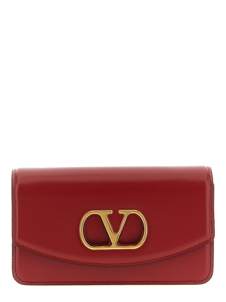 Multicolor Calfskin Clutch Bag