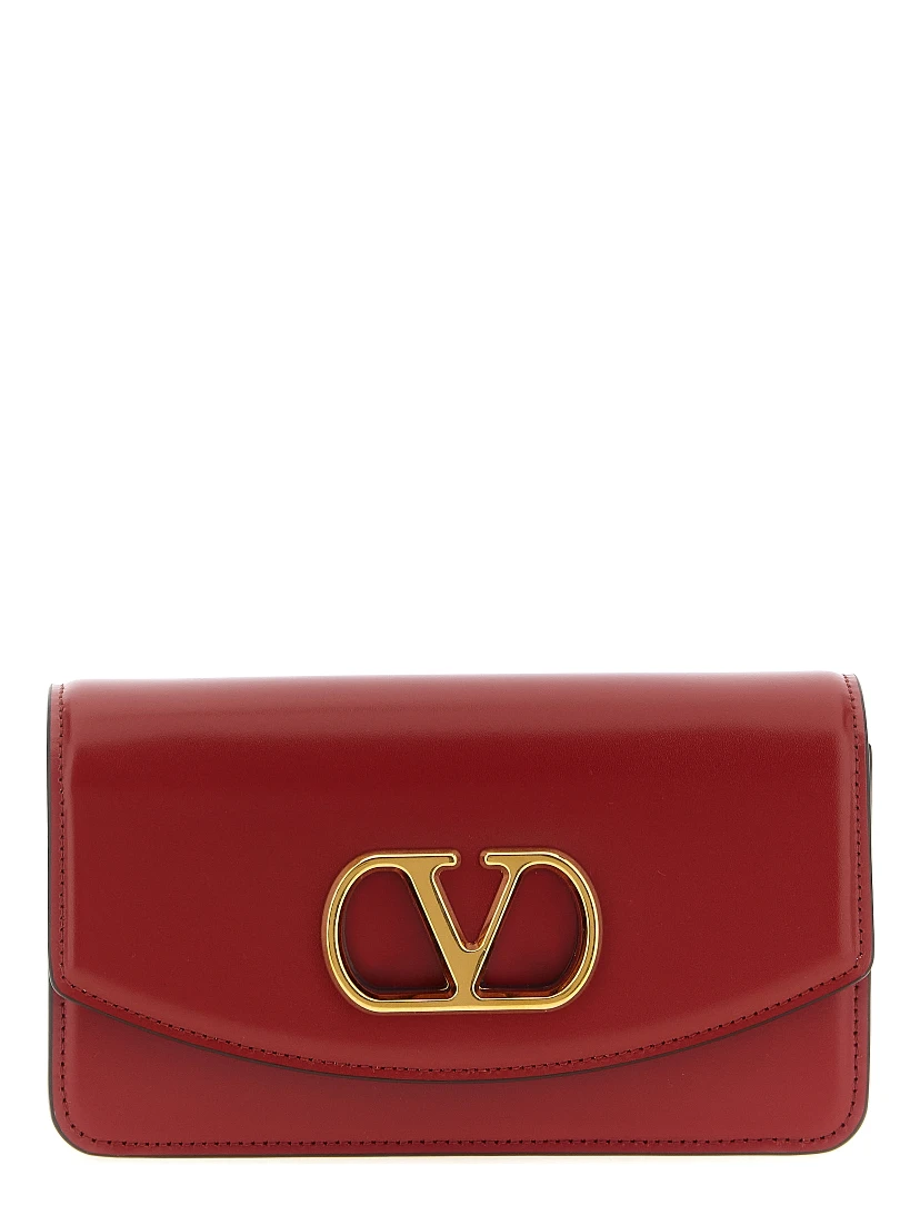 Multicolor Calfskin Clutch Bag