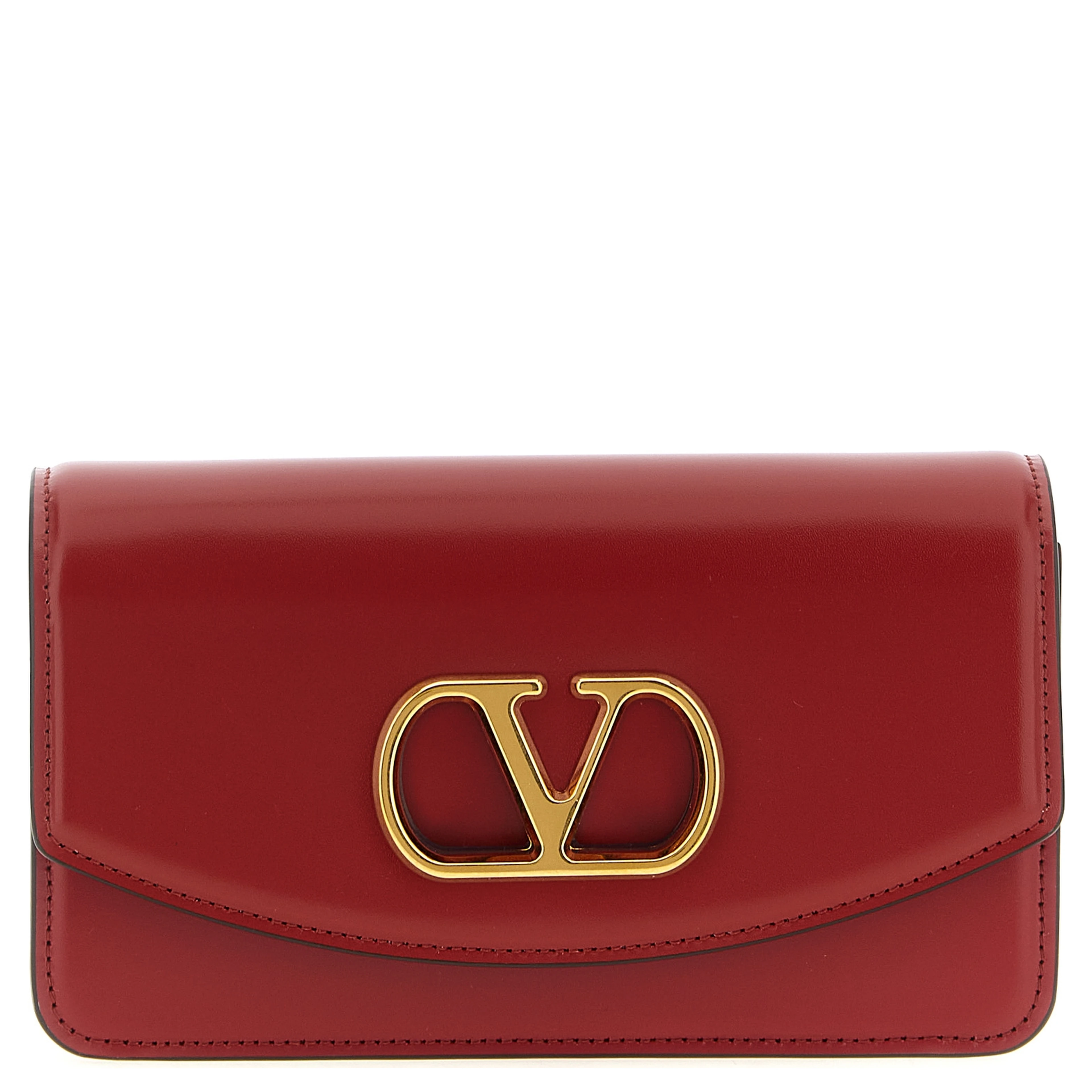 Multicolor Calfskin Clutch Bag
