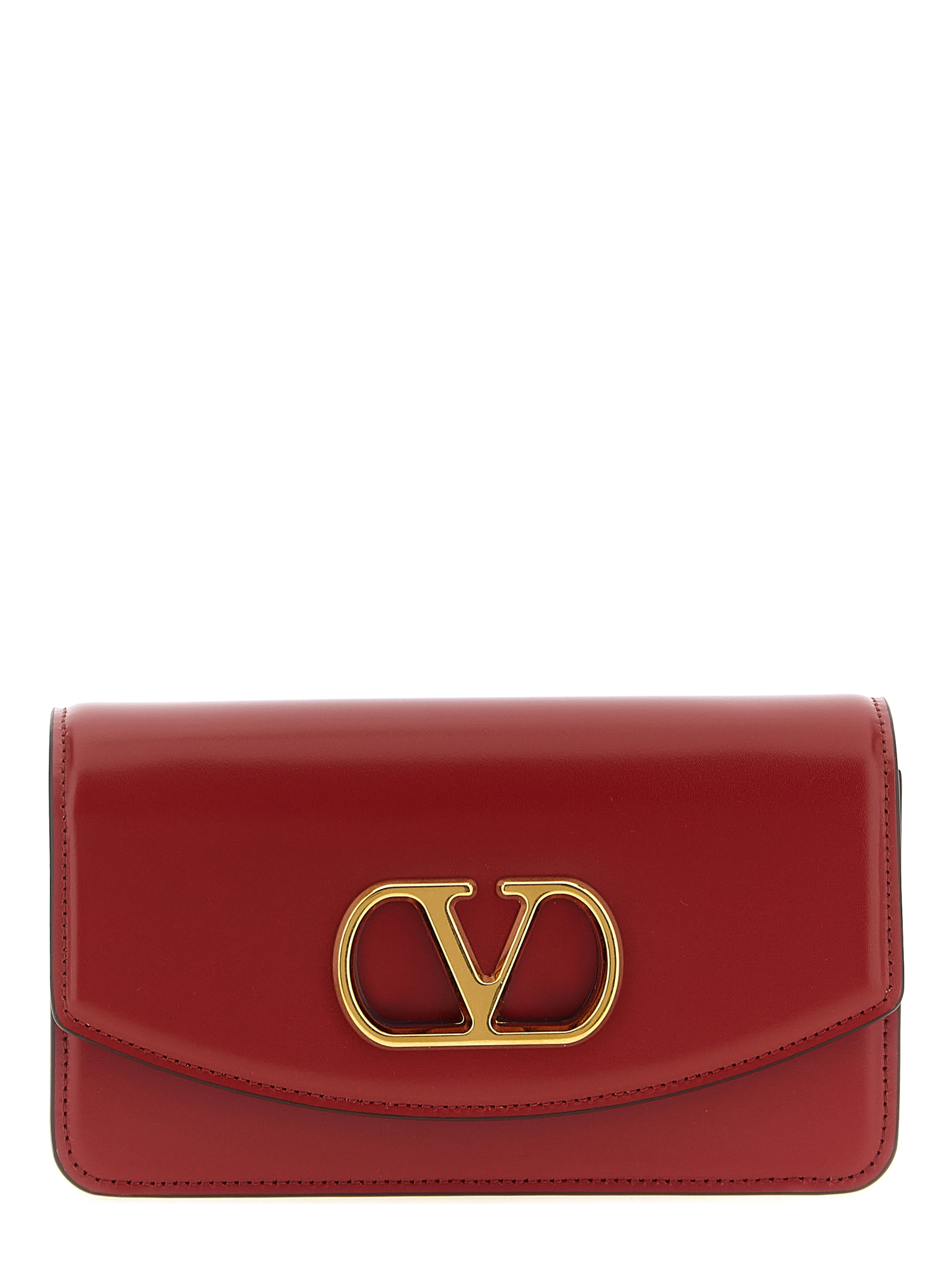 Multicolor Calfskin Clutch Bag