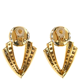 Gold Brass Earrings