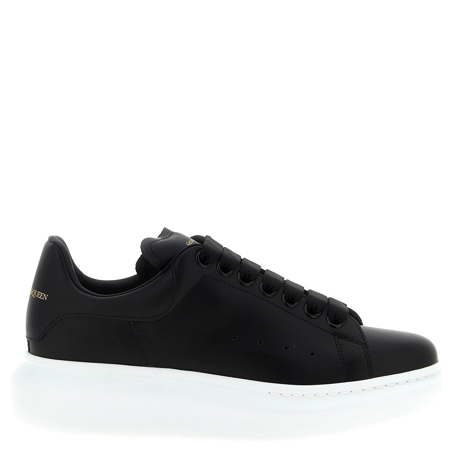 Bicolor Bovine Leather Low Top Sneakers