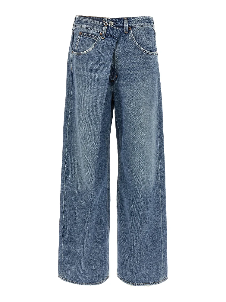 Blue Cotton Relaxed Fit Jeans