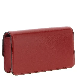 Multicolor Calfskin Clutch Bag