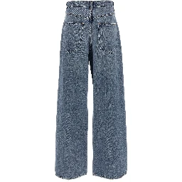 Blue Cotton Relaxed Fit Jeans