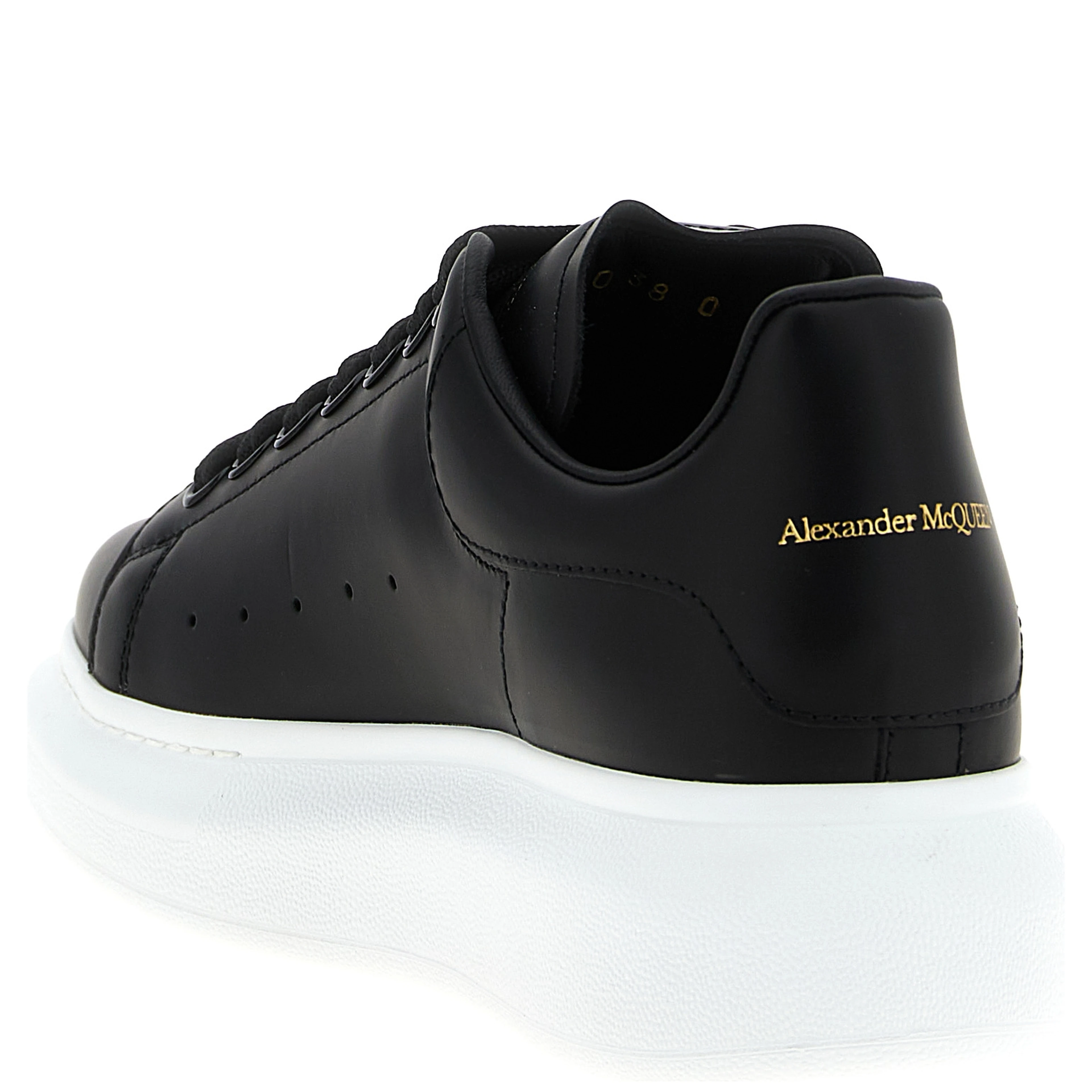Bicolor Bovine Leather Low Top Sneakers
